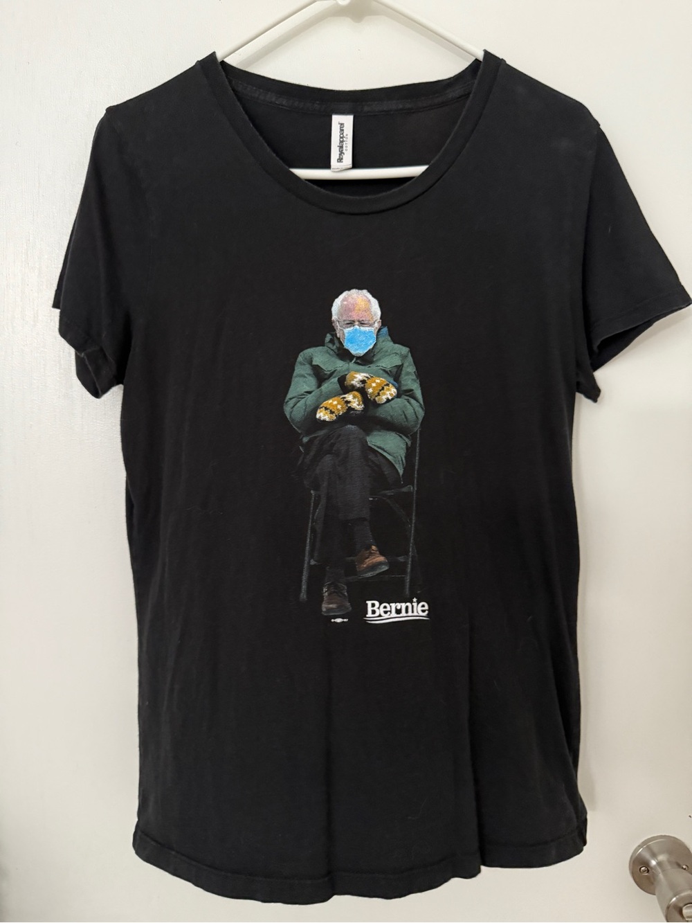 Bernie Mittens Graphic Tee in Black